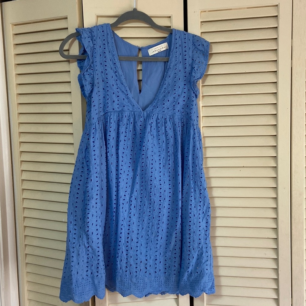 Blue American Threads Romper